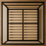 Minimalist Canopy Bed – Black Metal Frame