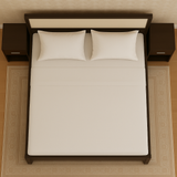 SereneRest King Bed with Side Table Collection