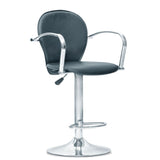 Bar Stool  Metal Frame Teal Black  Bar Stool