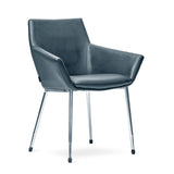 Cassidy Side Chair In Metal Frame Legs For Cafe