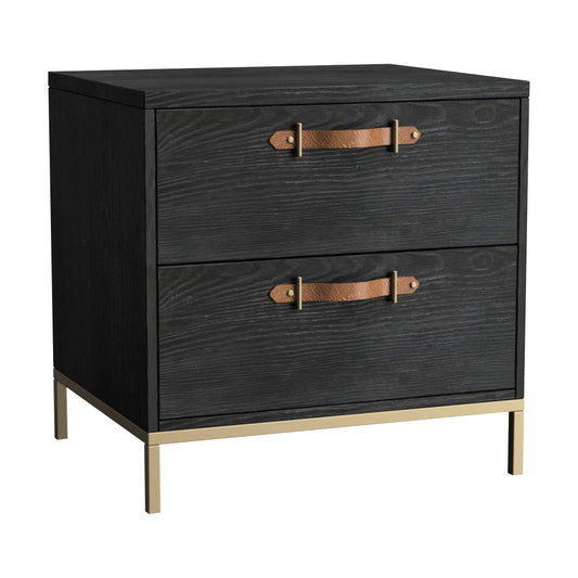 Metal Frame wooden Shelves  Side Table  Nightstand Lamp Table For Living Room