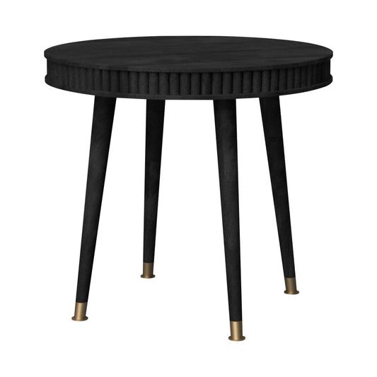 Vintage Charcoal black finish Finish Coffee table Made of Solid Wood for living room