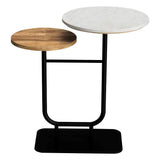 Solid Wood Table Minimalist and Modern Look Coffee Table And End Table For Living Room