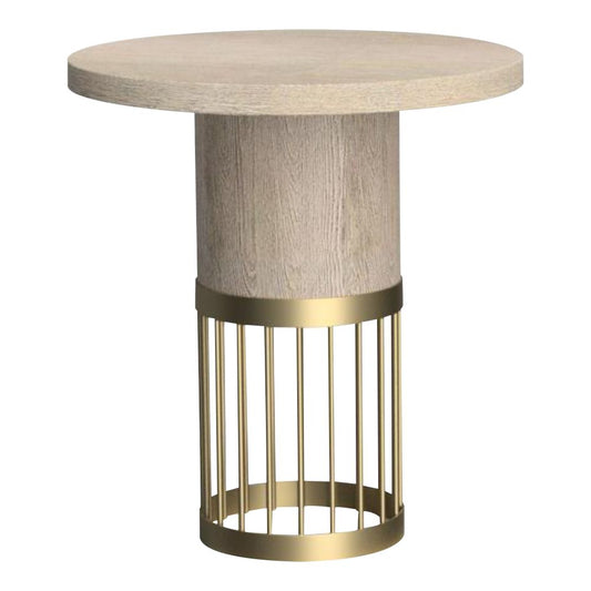 Metal Based Marble Top Side Table Classic home Decor For Living Room