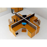 Office Workstation table Curve Liner