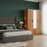 Sheesham Wood Solid Wood 2 Door Wardrobe