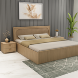 Cane Harmony Bed with Side Table