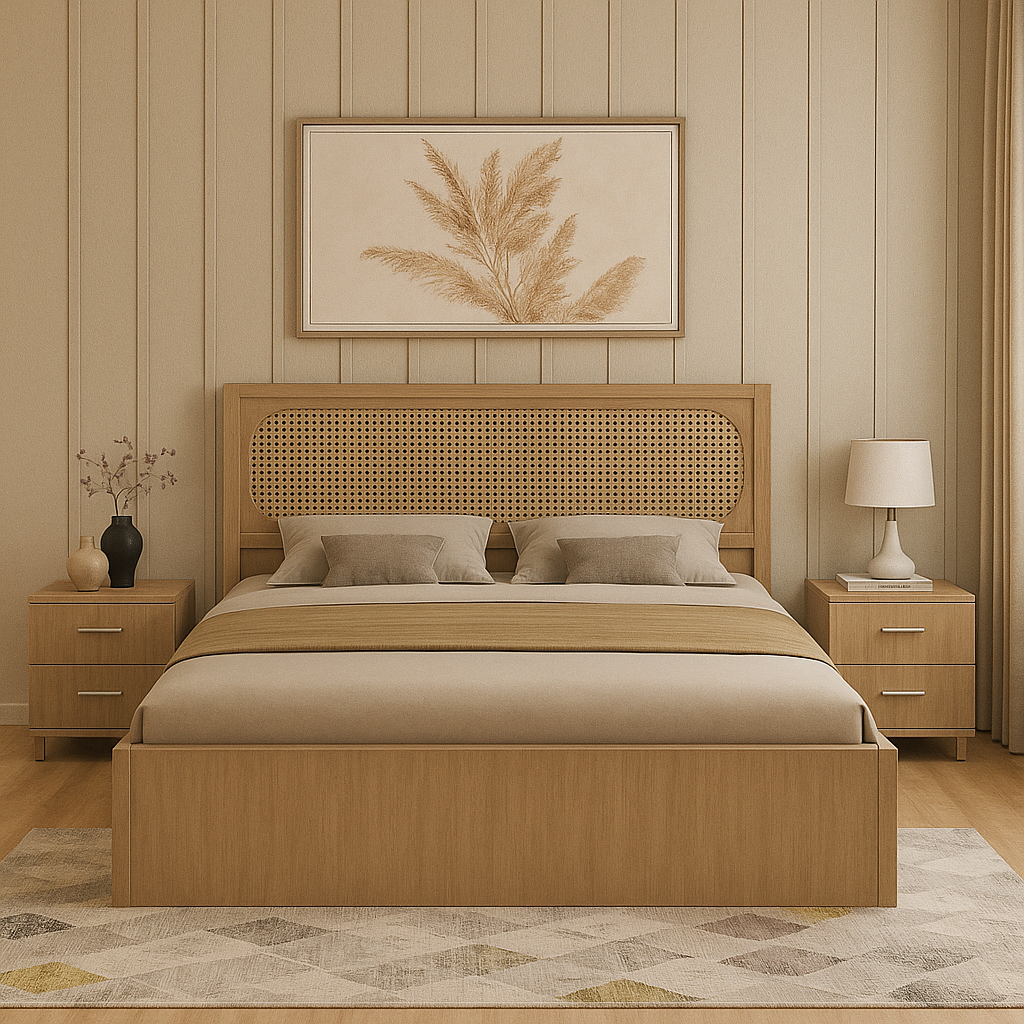 Prestona Luxe Bed with Side Table