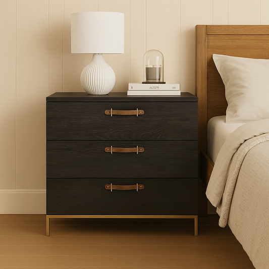Obsidian Luxe Chest Nightstable Collection