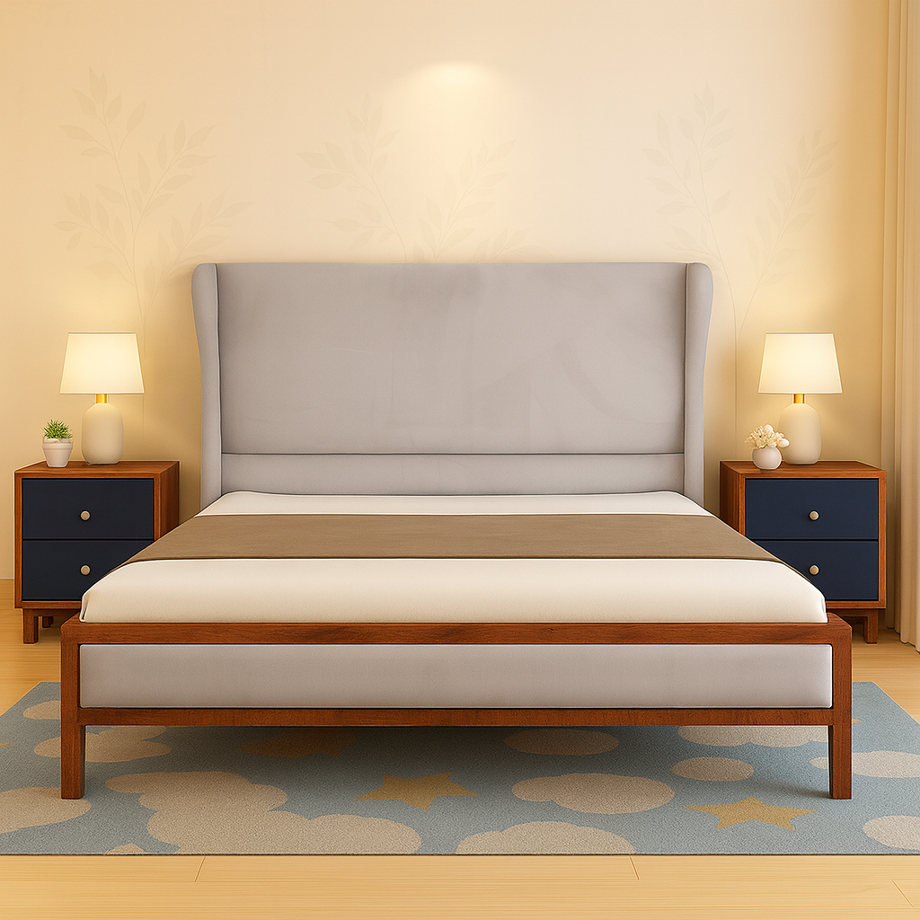 Serene Wingback Bed Collection