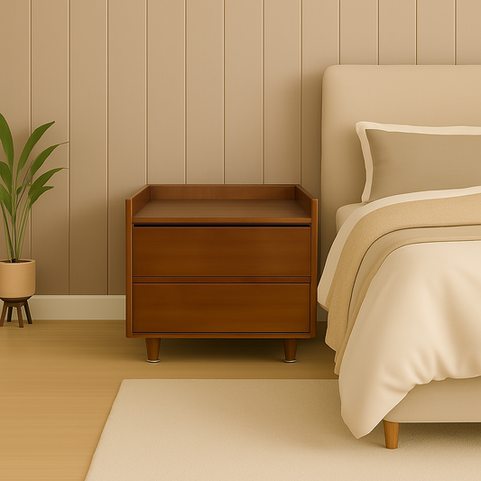 UrbanOak 2-Drawer Nightstand Collection