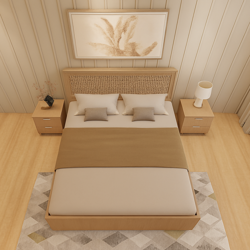 Prestona Luxe Bed with Side Table