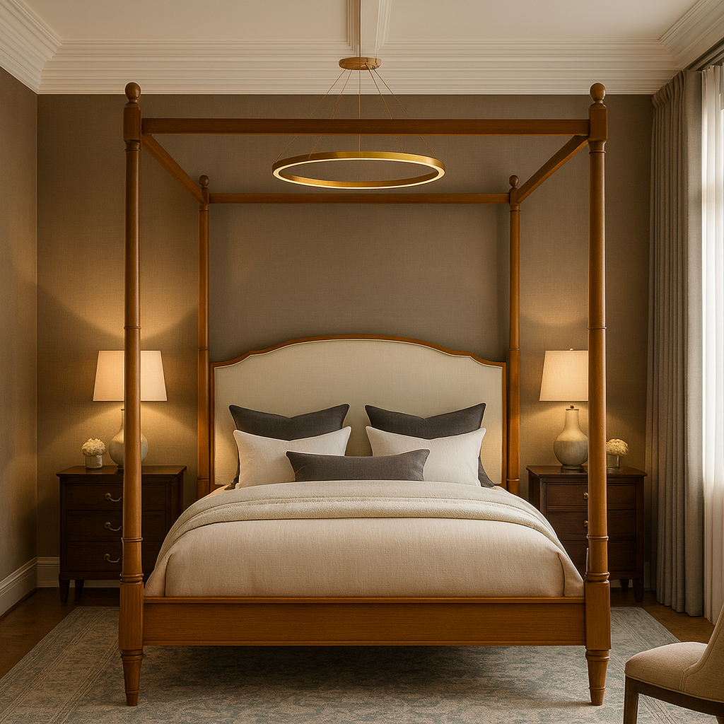 Regal Poster Bed with Side Table Collection