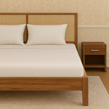 Harmony Cane Bed with Side Tables Collection