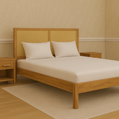 Harmony Cane Bed with Side Tables Collection