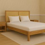 Harmony Cane Bed with Side Tables Collection