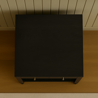 Noir Elegance Bedside Table Collection