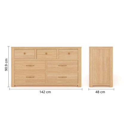 Aurelia Solid Wood Console Table with Storage
