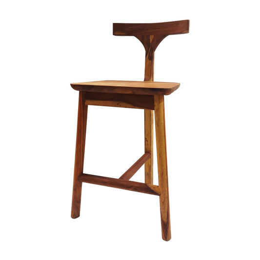 Bar  Solid wood high Table And Chair In Sagwan