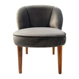 Cushioned Chair Wooden Legs For Lounge Chair And Living Room