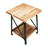 Solid sagwan wood classic round coffee/center table with Teak finish