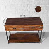 RustForge Sheesham Console Table
