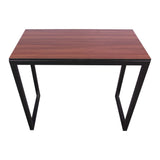 Console Table in wooden in metal frame