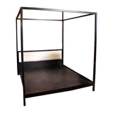 Sagwan Wood King Size Bed for Bedroom/Home/Hotel/Living Room Metal Frames