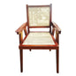 Wooden Chair in Rattan Cane Chair