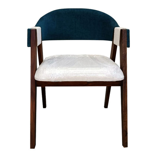 Chair With Arm Wooden Frame With Cushioned