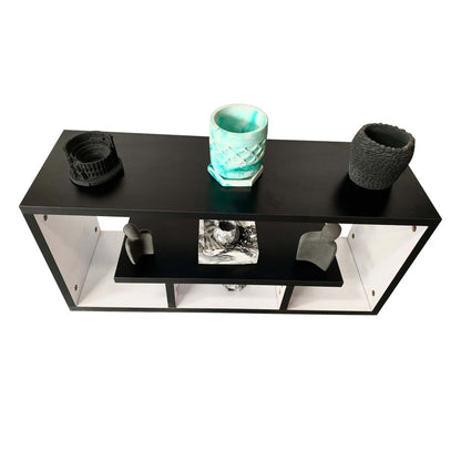 Set Top Box Simple Rack Price Set Top Box Stand and Display Rack T.V Unit – THEOMLIVING