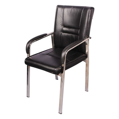Metal Frame Chair In Leather Office Chair