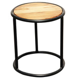 Wooden Modern Home Decor Sagwan Wood Coffee Table Walnut Finish