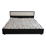 WOODEN BED MID WALNUT COLOR MINIMALIST QUEEN SIZE (6X6 FT)
