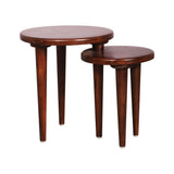Wooden Modern Home Decor Sagwan Wood Coffee Table Walnut Finish