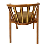 Arm Chair with Sling  Natural Wood And Wooden Legs