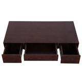 FLOATING TV Unit in Dark Walnut Finish WITH DRAWERS