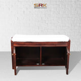 Handmade 2 Doors Wooden Home Centre Lewis With Cushion Console Table