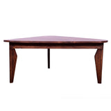 Vintage Walnut Finish  Center Table Made of Solid Shagan Wood Coffee Table