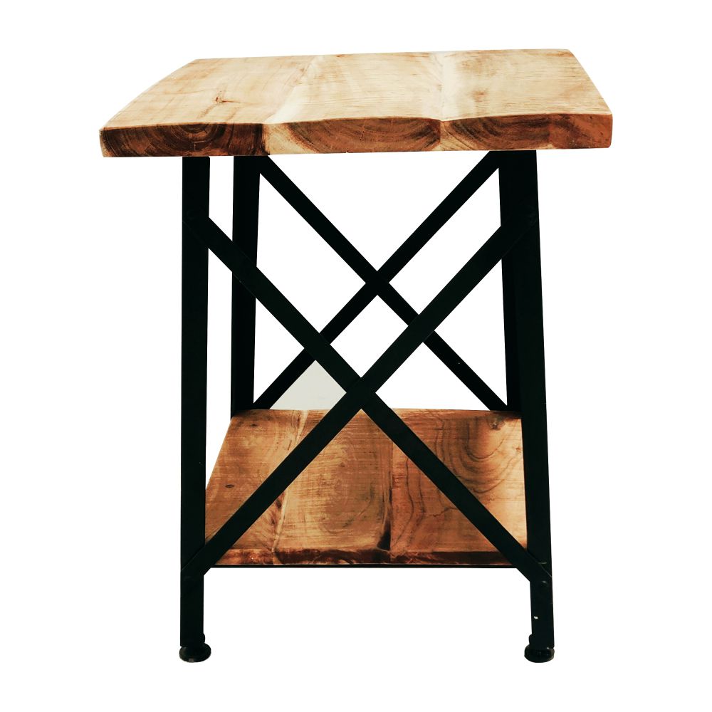 Solid sagwan wood classic round coffee/center table with Teak finish