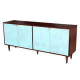 Console Table In Sky Blue Color