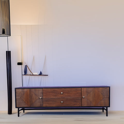 Solid Wood Cabinet For Living Room
