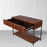 RustForge Sheesham Console Table