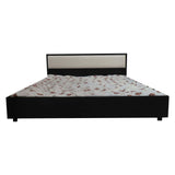 WOODEN BED MID WALNUT COLOR MINIMALIST QUEEN SIZE (6X6 FT)