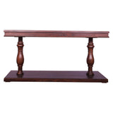 New Stylish Coffee Table/Console Table with Acrbed legs walnut finish strong and sturdy