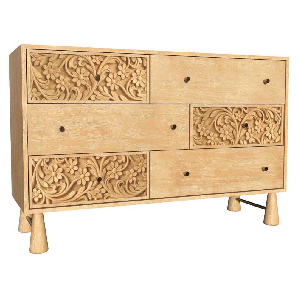 Solid Wooden Console Table Sofa Table Drawers Cabinets With Oak Wood  Finish