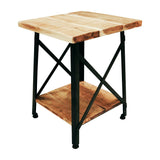 Solid sagwan wood classic round coffee/center table with Teak finish