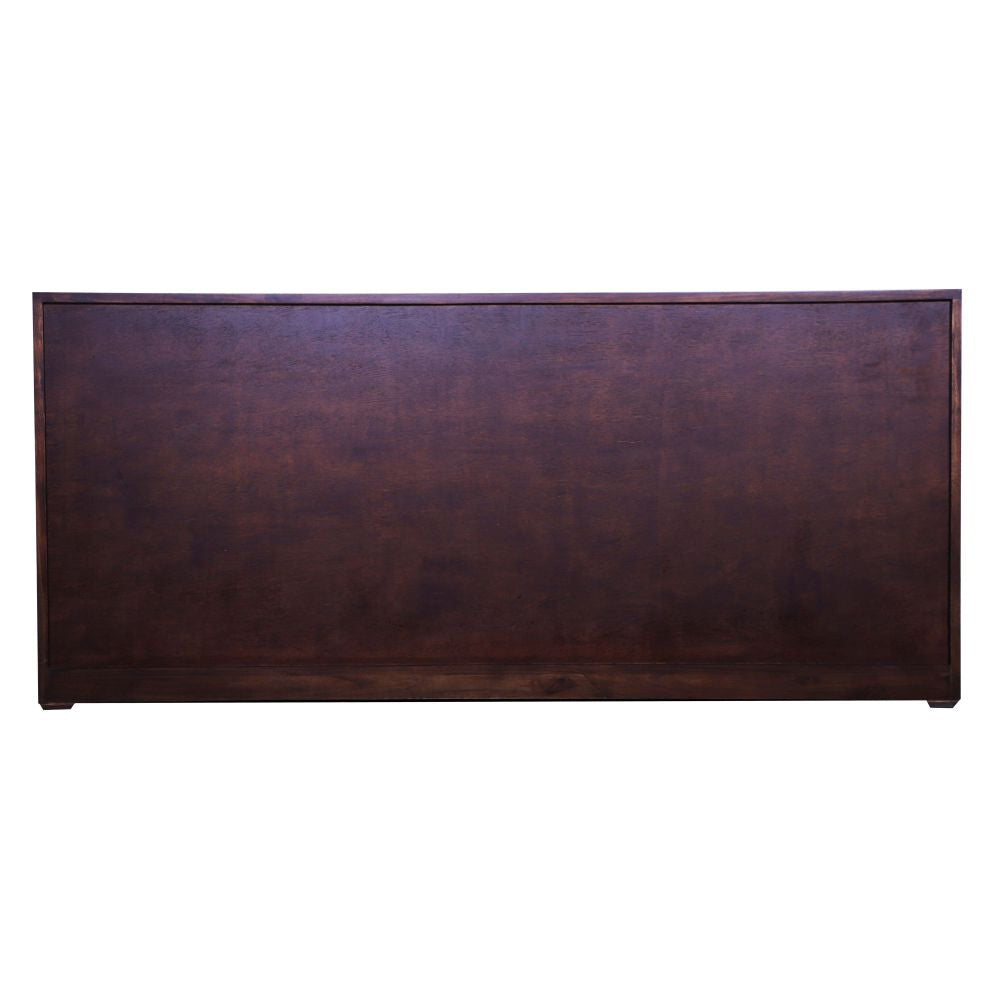 DISPLAY AND T.V UNIT WITH 4 DOORS  DUAL COLOUR WHITE PAINTED SHUTTER WITH TEAK FINISH BODY