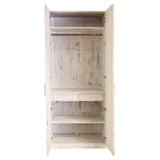 Sheesham Wood Solid Wood 2 Door Wardrobe