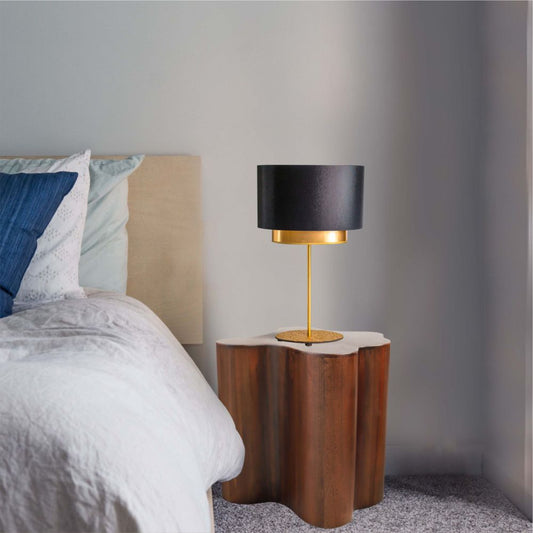 Original Design Sagwan Wood Bed Side Table Walnut Finish Lamp Stand